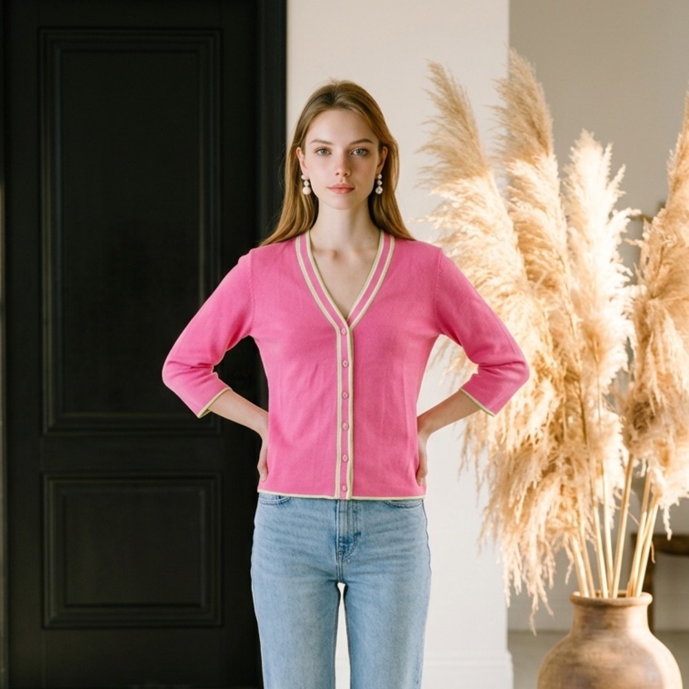 Vintage cottagecore V-Neck cardigan